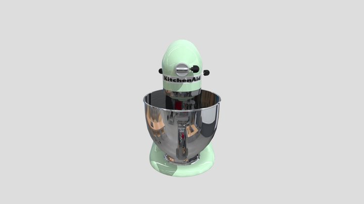 Green Mixer 3D Model