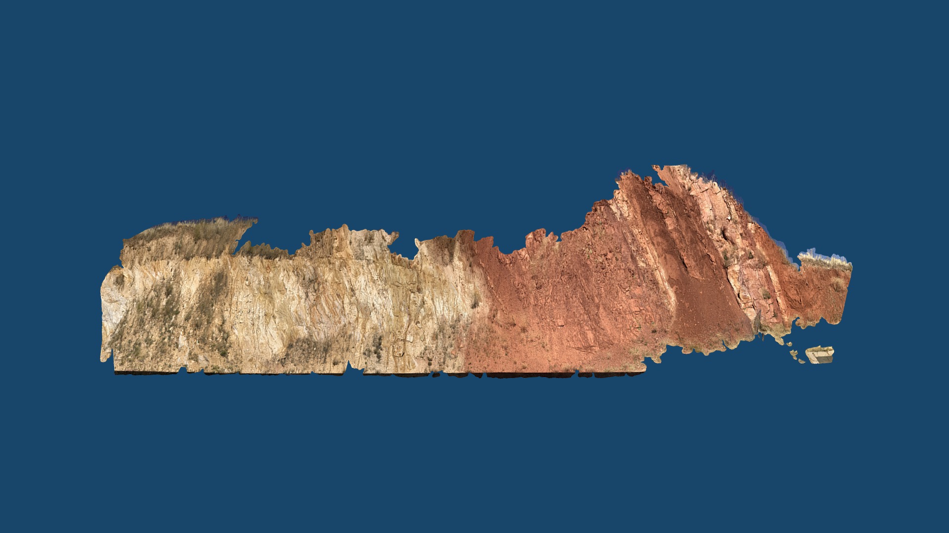 3D model Lykins Formation – Golden, CO - This is a 3D model of the Lykins Formation - Golden, CO. The 3D model is about a large rock formation.