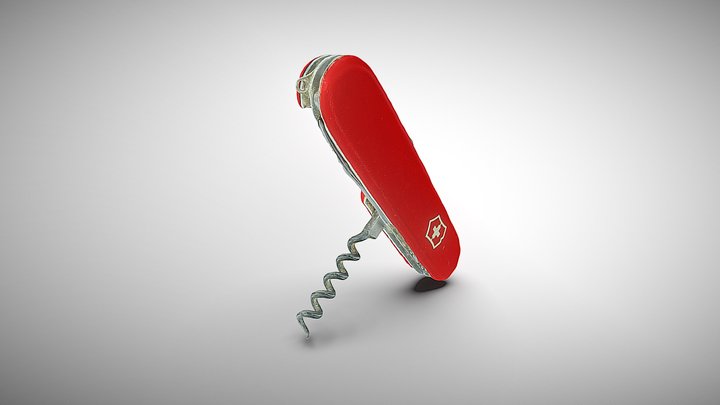 Swiss Army Corkscrew No.2 3D Model
