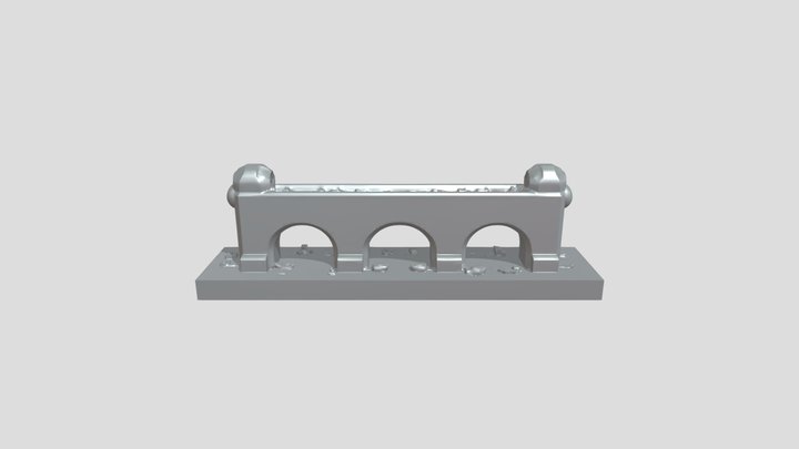 post-apocalyptic roadway scene 3D Model