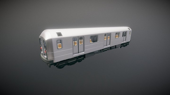 Subway Car (R62A) 3D Model