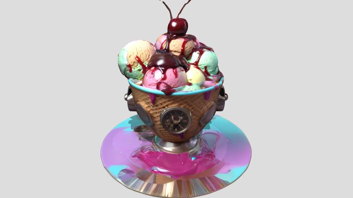 Clockwork Sundae - dessert – Modèle 3D gratuit STL