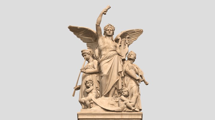 Palais Garnier- La Musique 3D Model