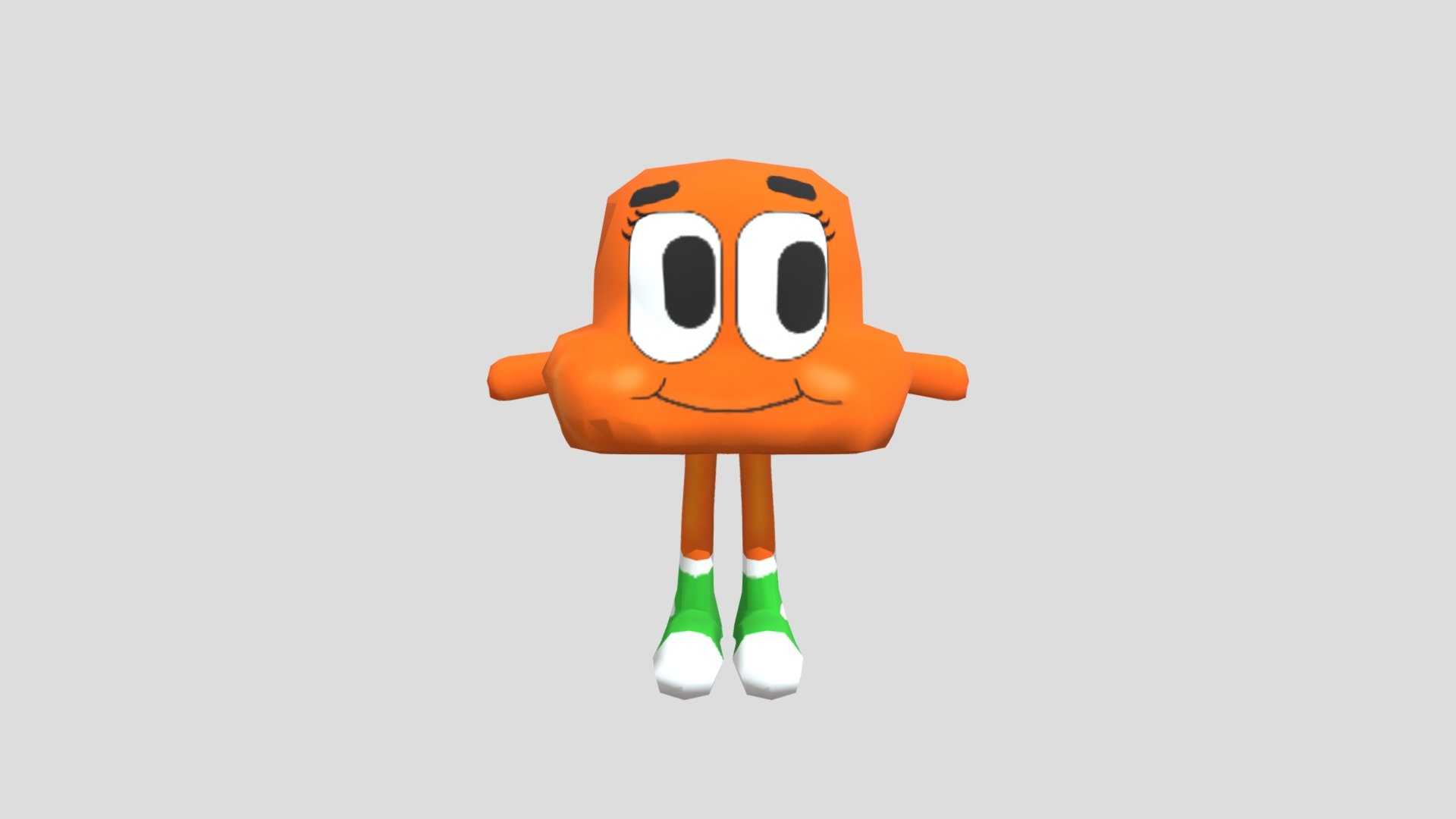 3D model Darwin - The Amazing World Of Gumball VR / AR / low-poly