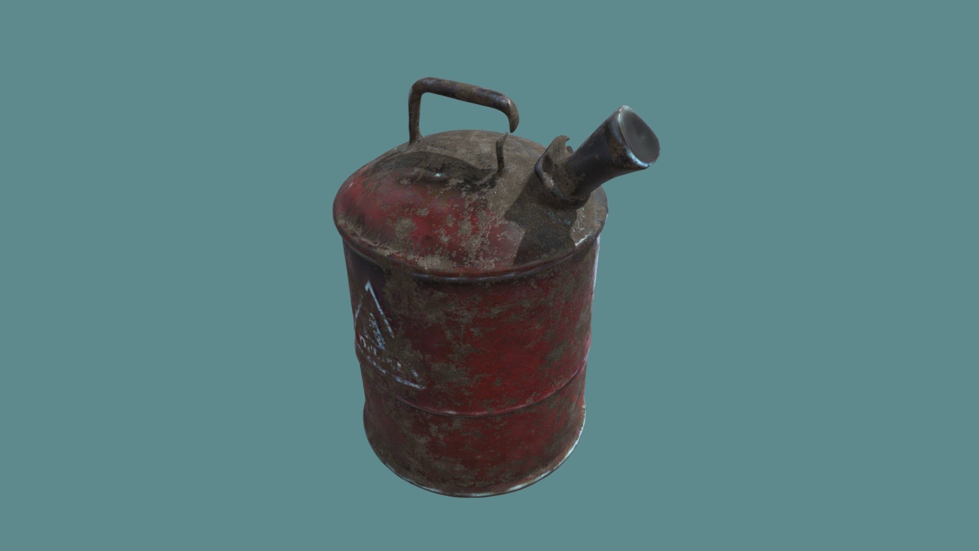 rusty oil can 2 - Download Free 3D model by vicente betoret ferrero ...
