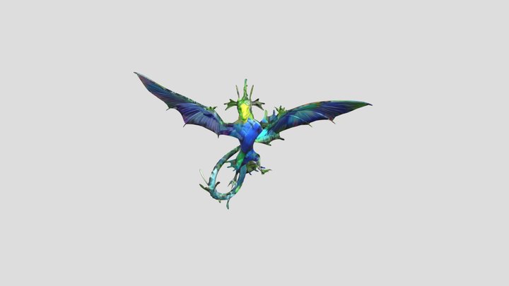 Tropical Dragon 3D Model