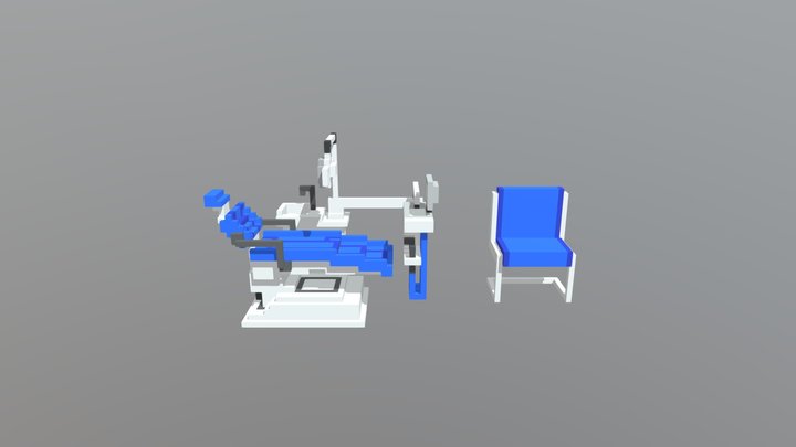Voxel University Kit: Dentist Chair 3D Model