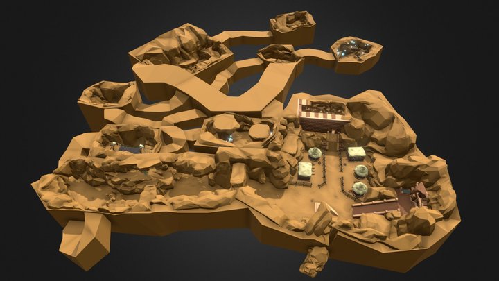 LEVEL 1 (GROOTSLANG - Maturitní projekt CHC) 3D Model