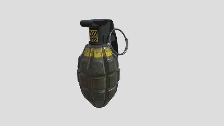Grenade MK2 3D Model