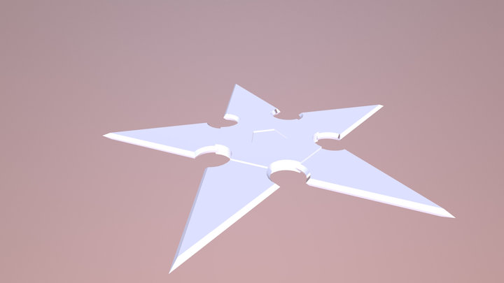Estrela Ninja 3D Model