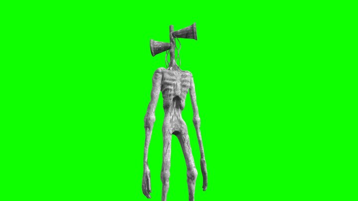 Horror Skunx Siren Head 3D Model