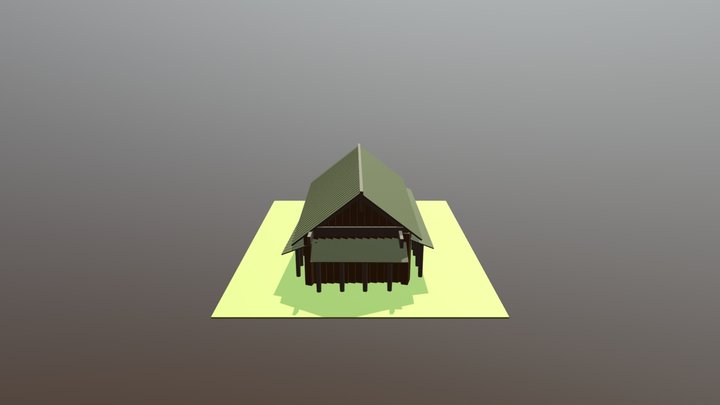Longhouse 3D Model