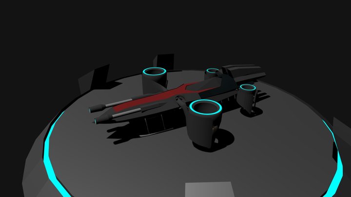 Space arrow 3D Model