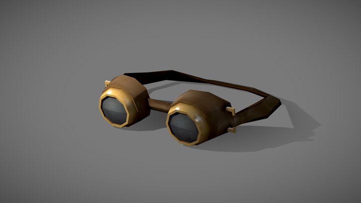 Goggles 3D Model