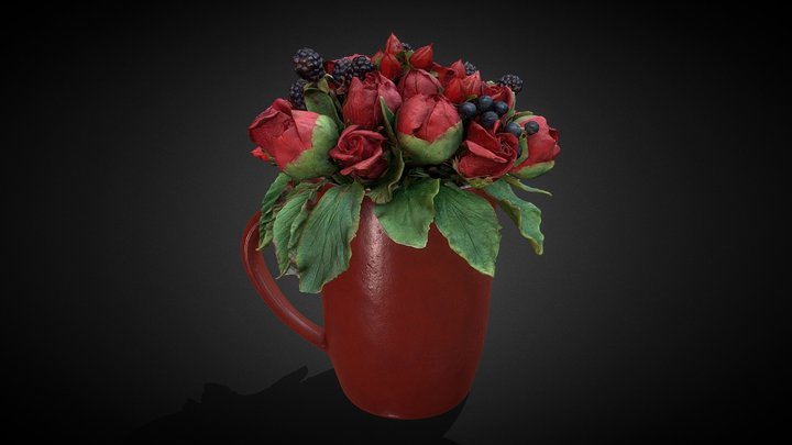 Bouquet of flowers 3D Model