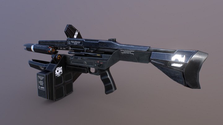 Half-Life 2 AR2 (OSIPR) 3D Model