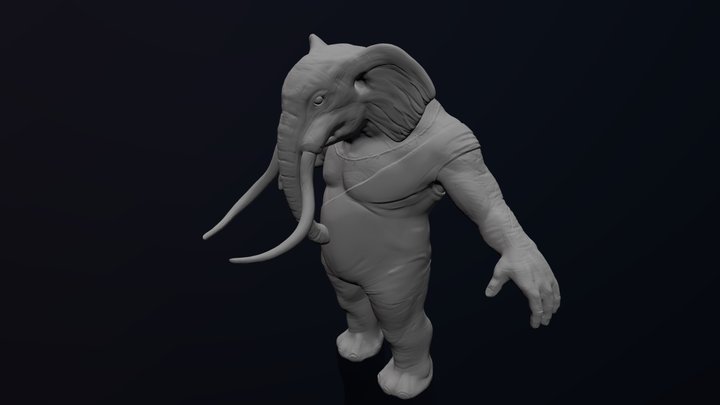 Elephantman 3D Model