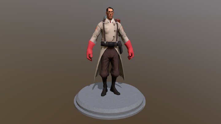 TF2 Medic 3D Model