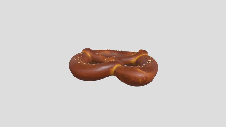 Twisted Pretzel 3D Model