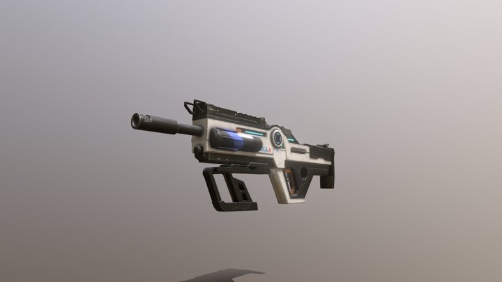 Science fiction gun 3D Model