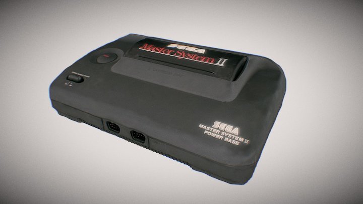 SEGA Master System II 3D Model