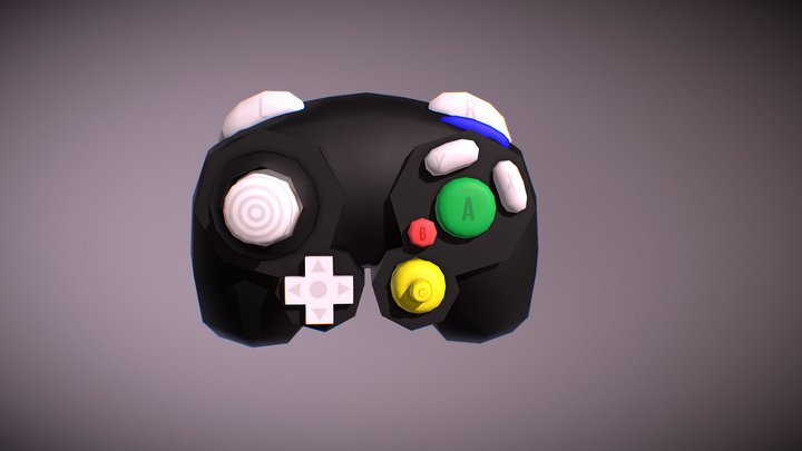 Gamecube Controller 3D Model