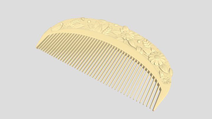 Ivory comb 3D Model