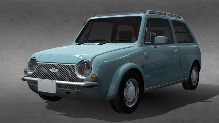 1989 Nissan PAO PK10 3D Model