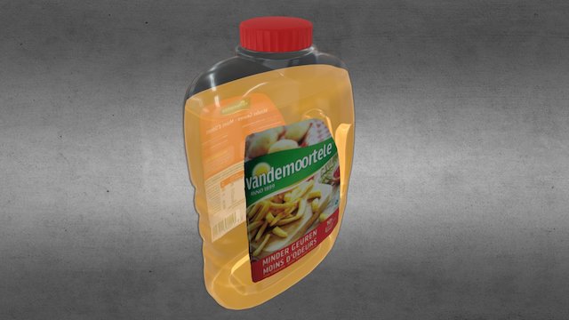 Frying Oil Jug 3D Model
