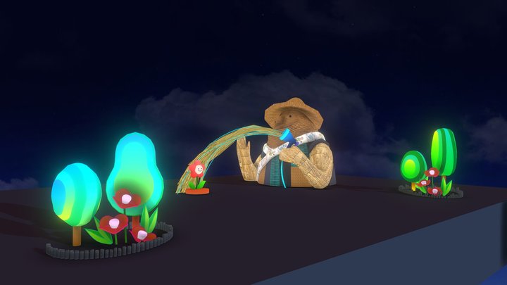 2022中臺灣元宵燈會_樂活巨人 3D Model