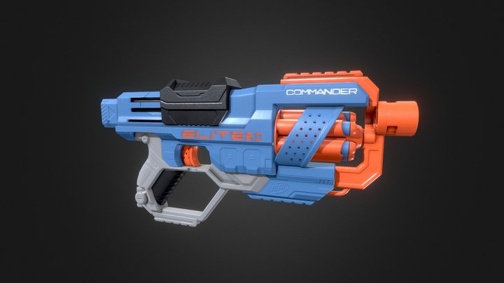 NERF Elite 2.0 Commander 3D Model