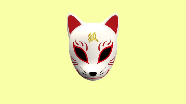 Fox Mask C1 （狐面） 3D Model
