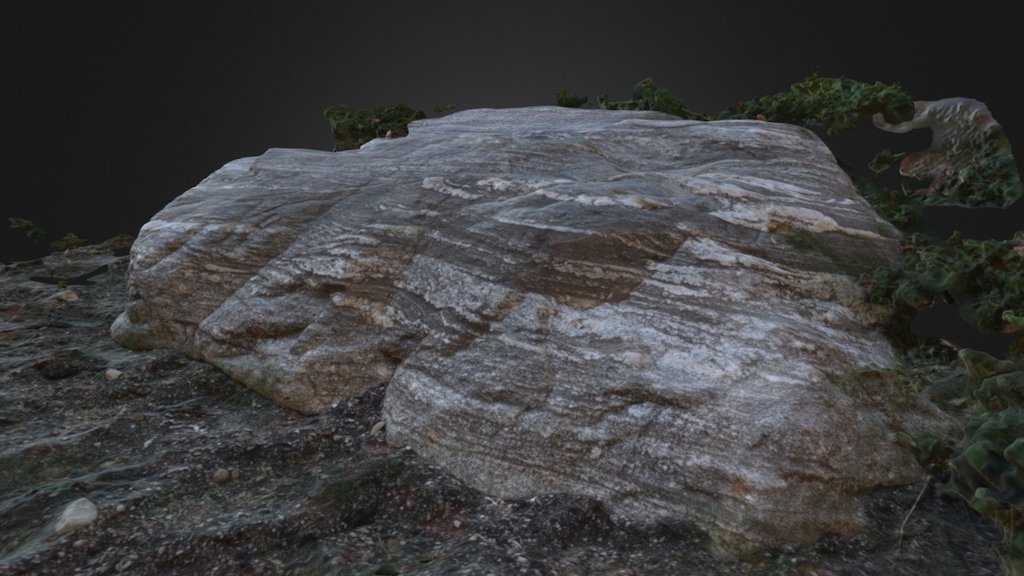 Gneiss Boulder
