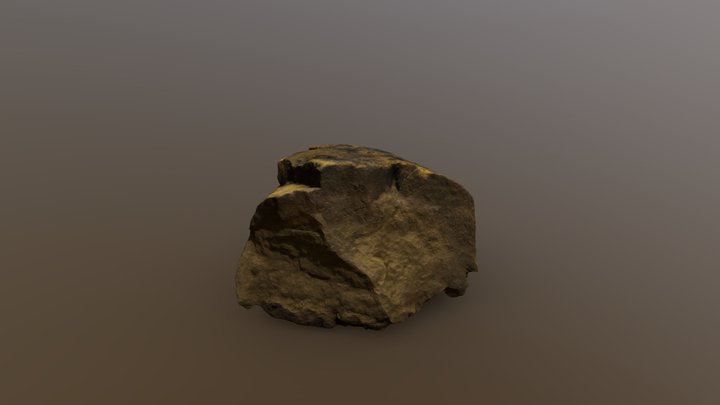 Weird Orange Rock - Photogrammetry Scan