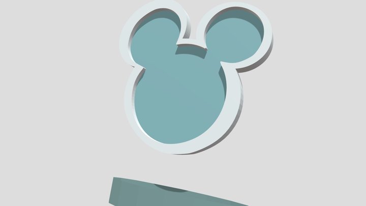 Image To Stl.com_disney-logos-1 3D Model