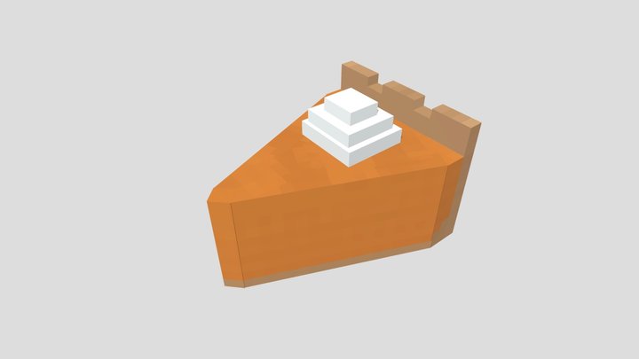 Pumpkin pie 3D Model