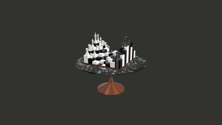 Chess Model 1 3D Model