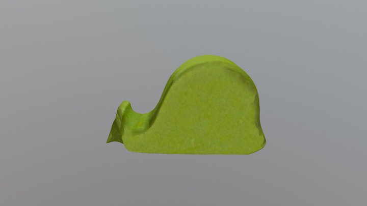 Green Whale 3D Model