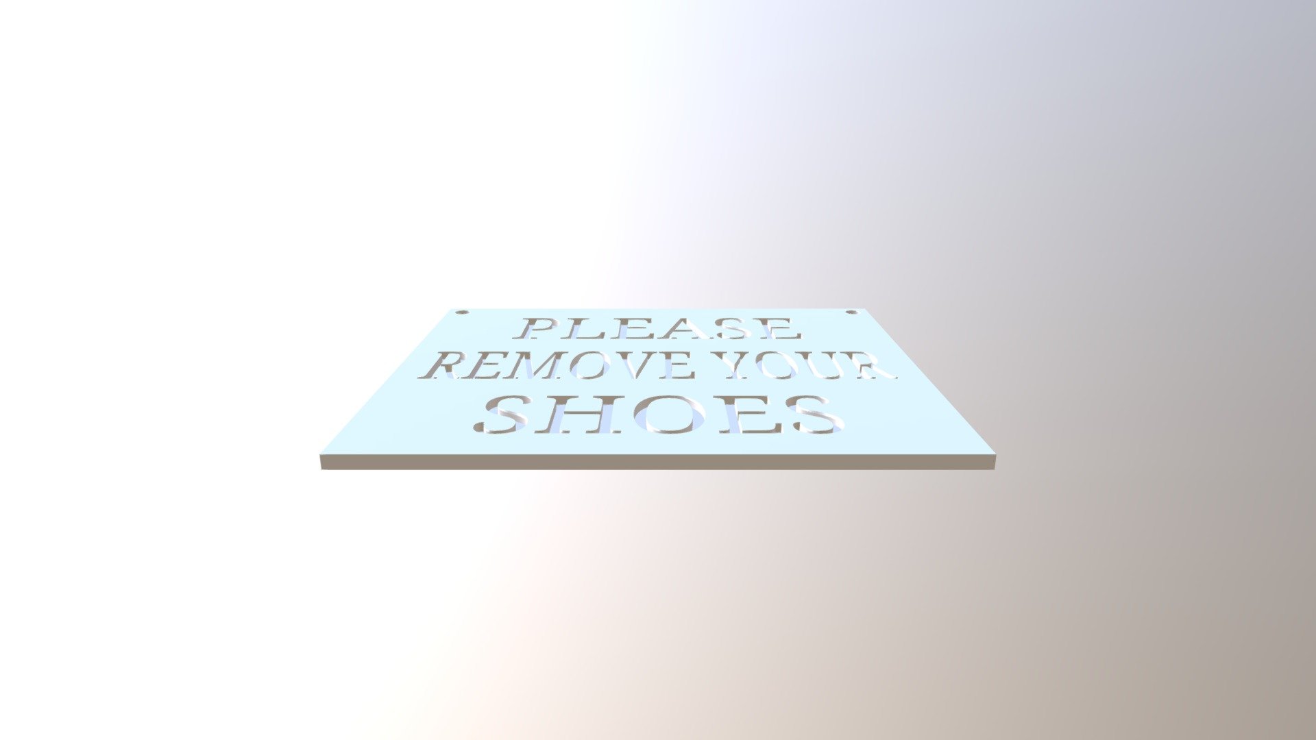 Sign - Please Remove Your Shoes - shrey