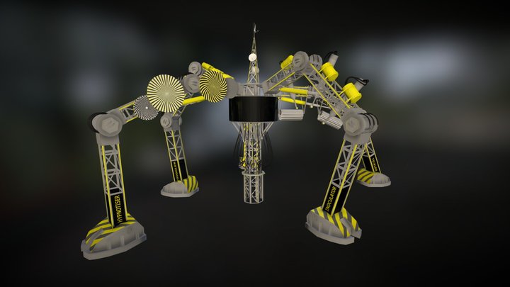 The Marmaliser ~ Alton Towers Smiler 3D Model