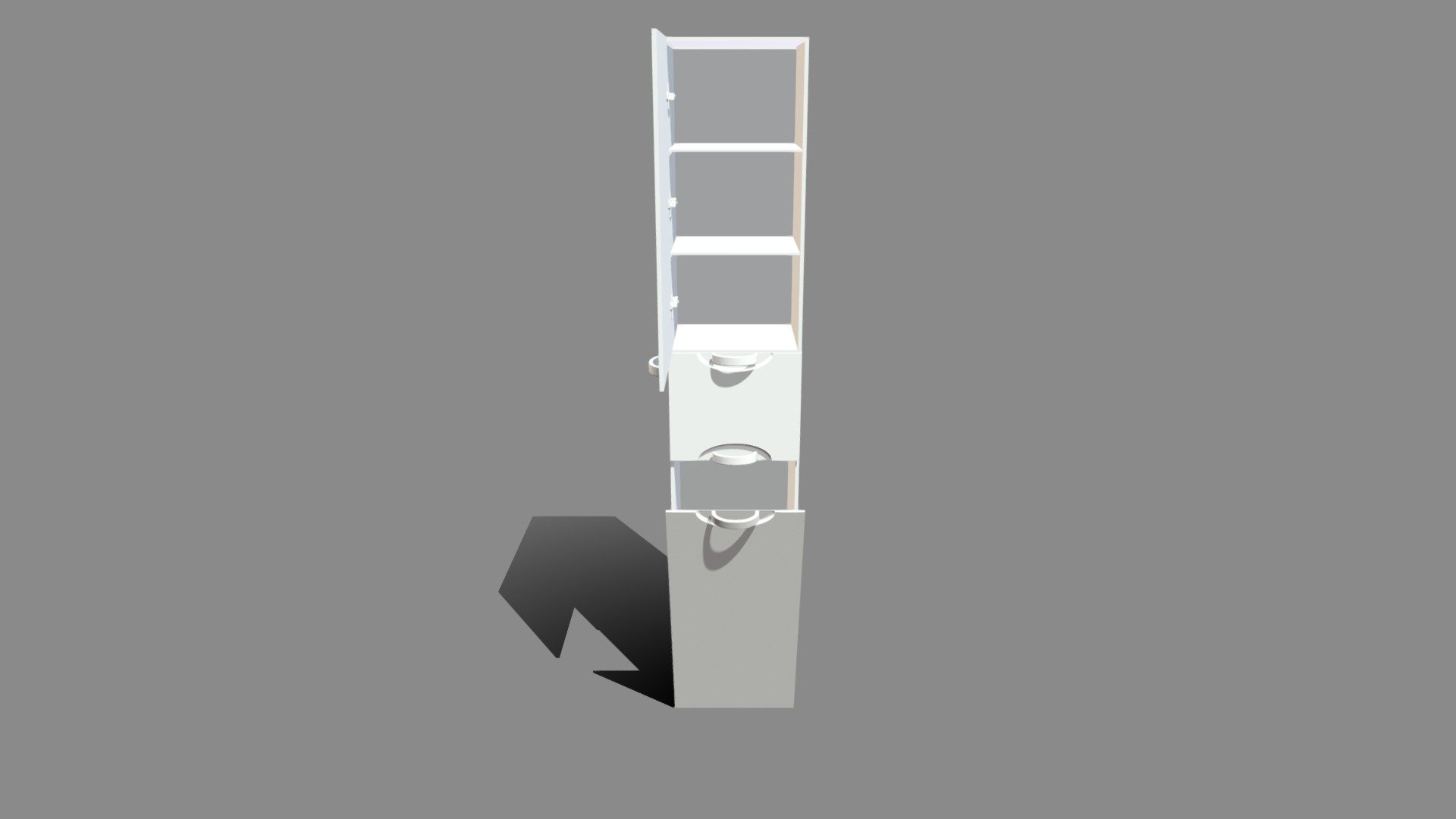 Пенал МИЛЛИ 30 с корзиной — Sketchfab embed 3D viewer