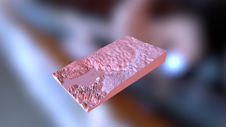 Tile 1 2 Fit 30m Dem Model 3D Model