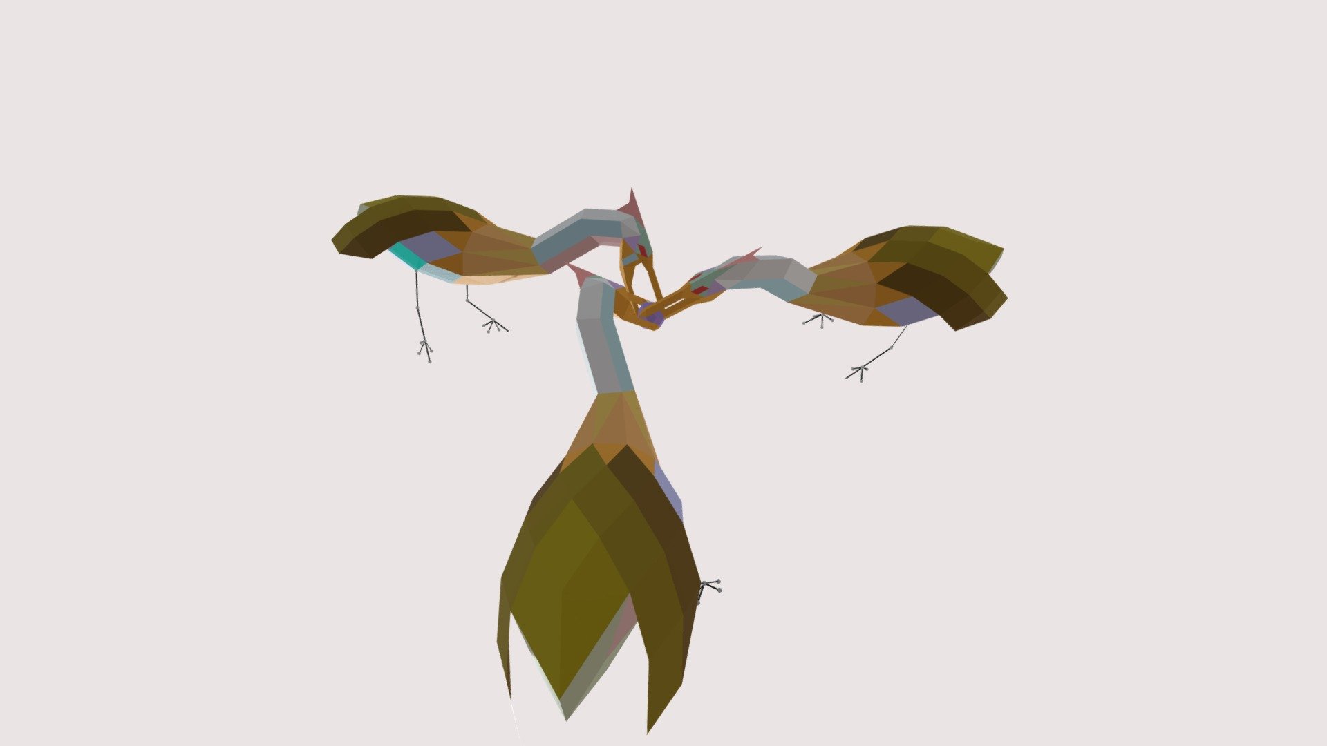 Three-fold birds