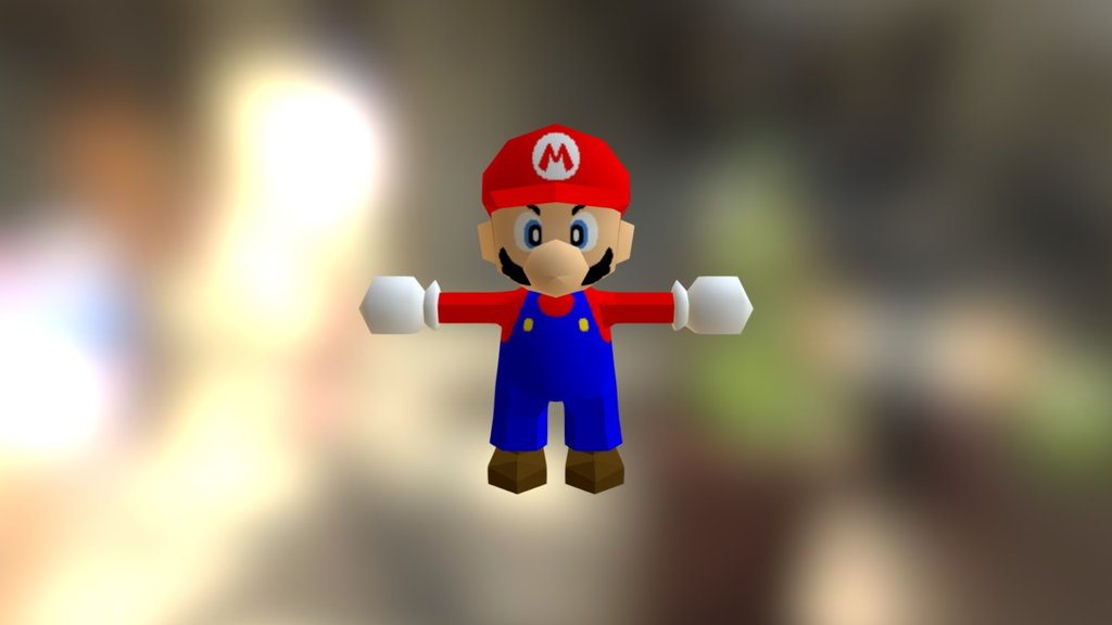 Mario 64 3d Model By Rm11cl4 Eee43fc Sketchfab 8703