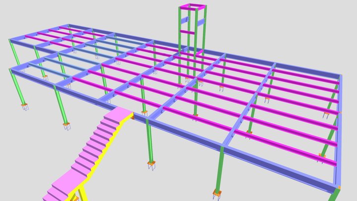 MEZANINO DE PRODUÇÃO-DB MEDICINA-MABE 3D Model