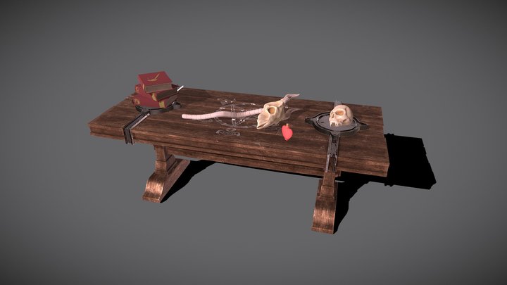 Wizard Table 3D Model