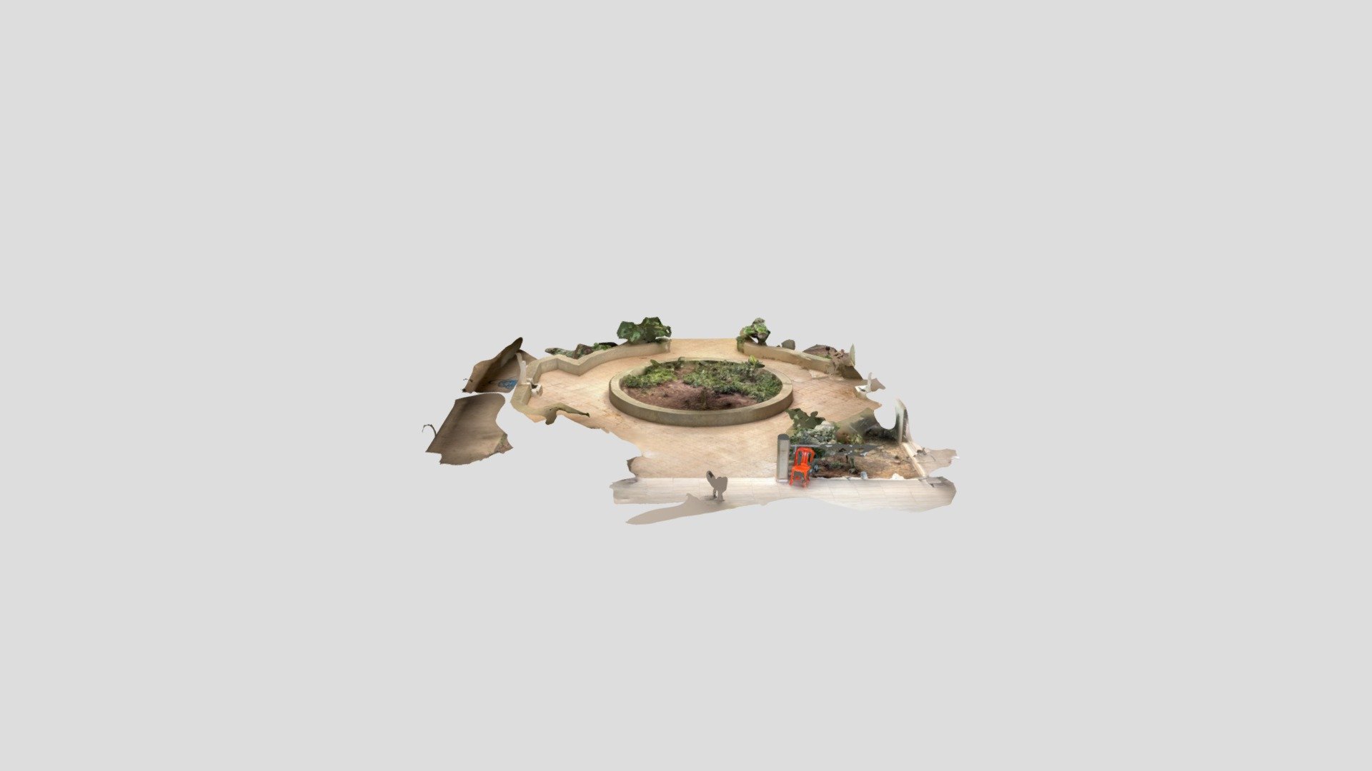 Bolivia - Hotel - Fountain - Exterior - 2022