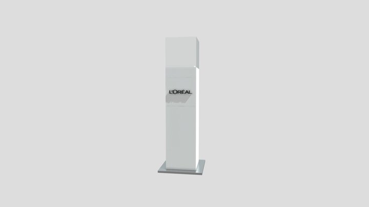 L'OREAL LUXE Multi-brand Column (White) 3D Model