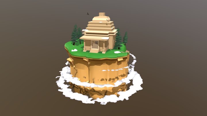 Cursed Temple 3D Model