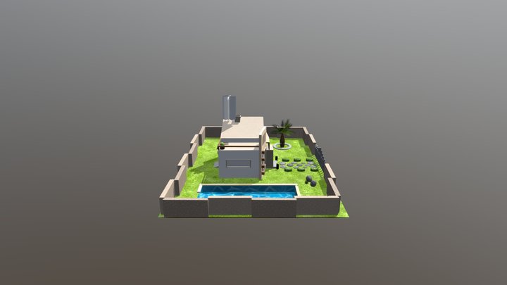 Casa completa 3D Model
